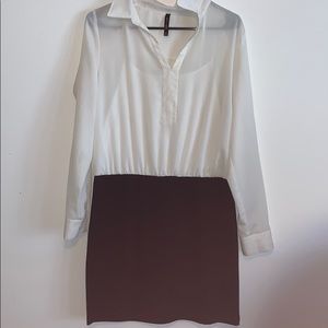 Business dress black and white